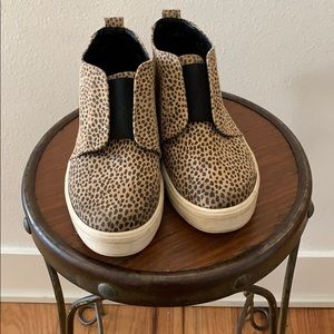 Leopard Print Ankle Boots 7